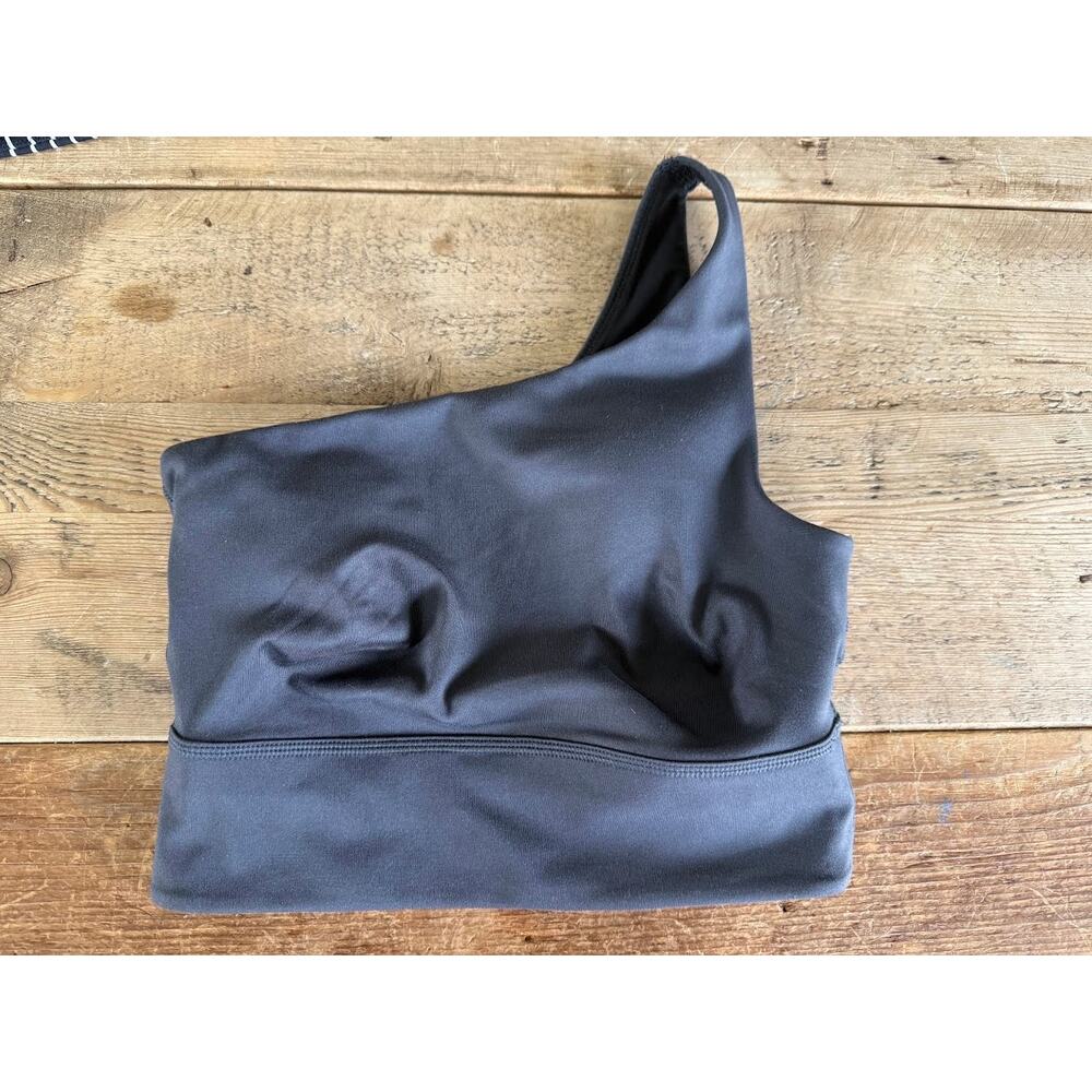 VSX Victoria's Secret Onyx Gray X-SMALL One Shoulder Sport Bra